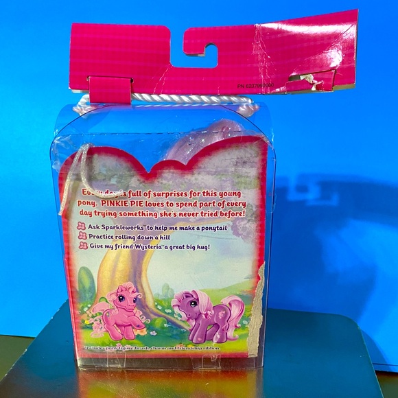 MY LITTLE PONY G3 VTG 2003 GLITTER CELEBRATION WAVE 1 PINKIE PIE w/CHARM & BRUSH - Picture 15 of 16